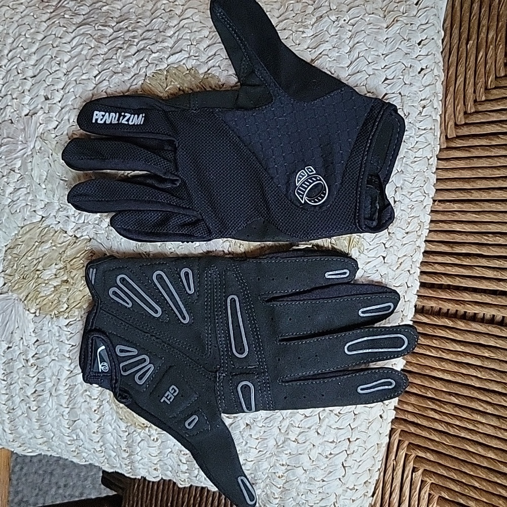 NWOT, Pearl Izumi full finger gel gloves, black, size L - Picture 11 of 12